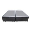 Ver imagem 3 de Base Box Baú Casal Bipartido Belos Sonhos Sintético Cinza 49x138x188