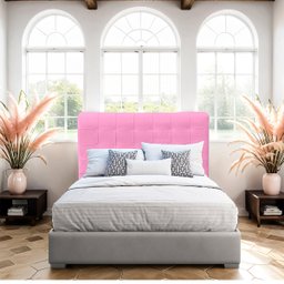 Cabeceira Casal de Cama Box Estofada Ana 140 Cm Veludo - 2