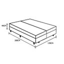 Ver imagem 4 de Base Box Baú Casal Bipartido Belos Sonhos Suede Marrom 49x138x188