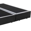 Ver imagem 2 de Base Box Queen Bipartido Belos Sonhos Sintético Cinza 40x158x198