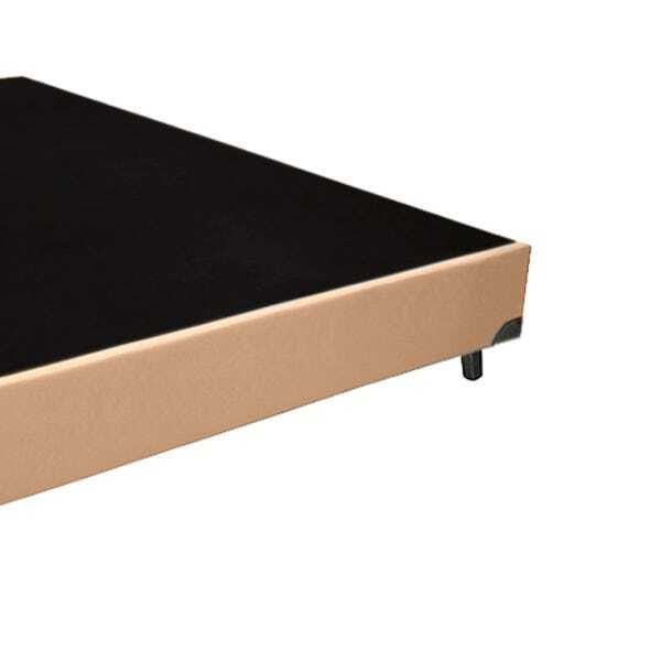Base Box Casal Belos Sonhos Sintético Bege 40x138x188 - 3