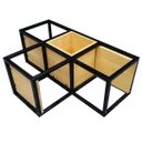Ver imagem 3 de Nicho de Parede Estilo Industrial Ferro e Madeira Modelo 13