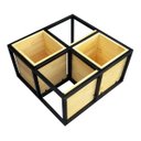 Ver imagem 2 de Nicho de Parede Estilo Industrial Ferro e Madeira Modelo 14