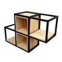 Ver imagem 6 de Nicho Industrial Linha Tetris - Ferro e Madeira – Modelo 16