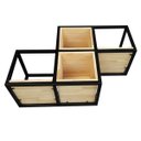 Ver imagem 2 de Nicho Industrial Linha Tetris - Ferro e Madeira – Modelo 16