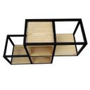 Ver imagem 7 de Nicho Industrial Linha Tetris - Ferro e Madeira – Modelo 16