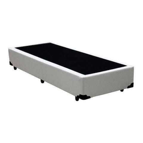 Base Box Solteirão Belos Sonhos Sintético Branco 40x96x203