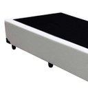 Ver imagem 2 de Base Box Solteirão Belos Sonhos Sintético Branco 40x96x203