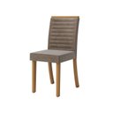 Ver imagem 6 de Conjunto Sala de Jantar Mesa Lisa 160cm Tampo MDF Vidro Canto Reto e 6 Cadeiras Tainá