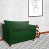 Namoradeira Decorativa Isis Pés Trapézio Suede Verde - DS Estofados - 2