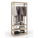 Ver imagem 2 de Estante Pinus Multiuso E Arara Simples Para Closet - AJL AJL STORE