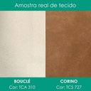 Ver imagem 4 de Cabeceira Casal 140 cm Lumina LED com Frame Boucle Tca 310 Corino Tcs 727 Peer