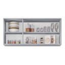 Ver imagem 6 de Armário de Cozinha Aéreo 120cm 3 Portas Virgínia Cinza Claro - Lumil