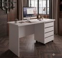 Ver imagem 2 de Mesa Notebook Diretor com Gaveteiro 150cm Branca