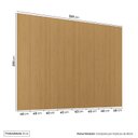 Ver imagem 4 de Rack Ripado com Painel TV até 86 Polegadas Planejado 320x230cm Aruá CabeCasa MadeiraOriginals Marrom Jatobá