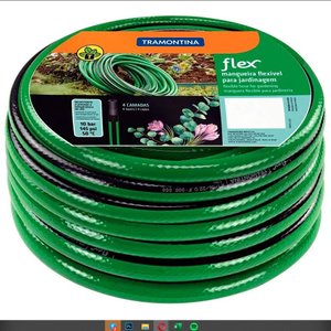 Mangueira Flex para Jardim Tramontina PVC 4 Camadas com 30 Metros