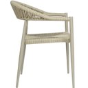 Ver imagem 5 de Kit com 4 Cadeiras para Jardim em Alumínio e Corda Náutica Laguna