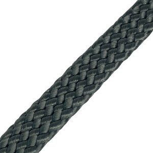 Corda Trançada Pp 22,00mm Chata Duplo Prata