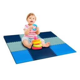 Kit 12 Pçs Tapete Tatame Eva Ginastica Aerobica Academia Azuis Cobre 2,5 x 1,5 m² - 1 Kit 12 Pçs Tapete Tatame Eva Ginastica Aerobica Academia Azuis Cobre 2,5 x 1,5 m² - 1