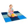 Kit 12 Pçs Tapete Tatame Eva Ginastica Aerobica Academia Azuis Cobre 2,5 x 1,5 m² - 1