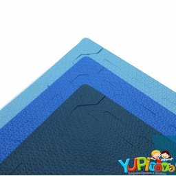 Kit 12 Pçs Tapete Tatame Eva Ginastica Aerobica Academia Azuis Cobre 2,5 x 1,5 m² - 6 Kit 12 Pçs Tapete Tatame Eva Ginastica Aerobica Academia Azuis Cobre 2,5 x 1,5 m² - 6