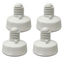 Ver imagem 1 de Kit 4x Pés Nivelador Lavadora Electrolux A99014001 - 67403704