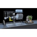 Ver imagem 2 de Escorredor Cozinha Autossustentável Preto