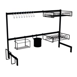 Escorredor Cozinha Autossustentável Preto