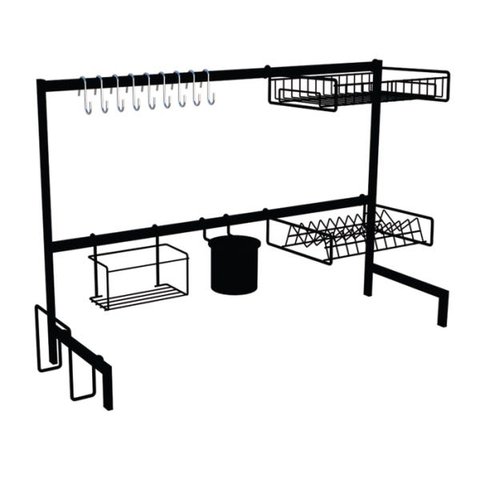 Escorredor Cozinha Autossustentável Preto