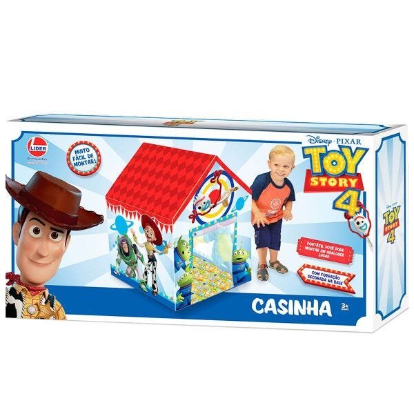 Barraca Toca Portátil Infantil Acampamento Infantil Casinha Toy Story 4 - 2
