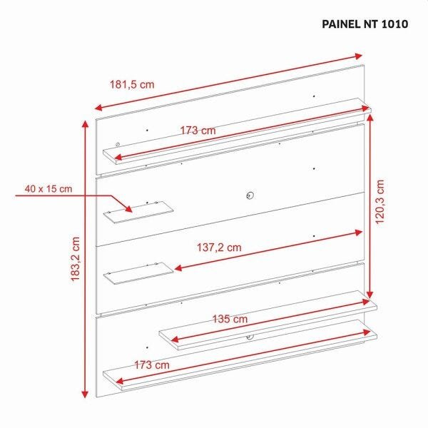 Painel Suspenso Notável Nt 1010 para TV de 60 Polegadas - 3