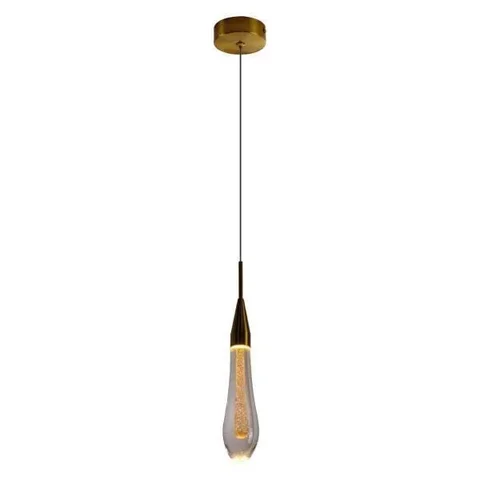 Pendente Mini Aimee Ouro - 5xh27cm - Led 2w - Bivolt - 2700k - 220lm - Starlux ZR037-S