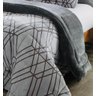 Edredom Coberdrom King Size Gigante Flannel Grosso Geometric - 2