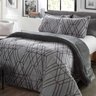 Edredom Coberdrom King Size Gigante Flannel Grosso Geometric - 1