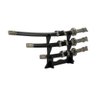 Jg 3 Mini Espada Decorativa Japonesa Katana 61cm 51cm 42cm - 3