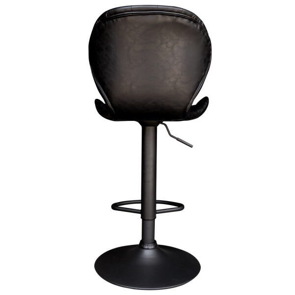Kit 2 Banquetas Decorativa Sala e Cozinha Born PU Preto - Gran Belo - 8
