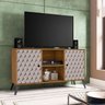 Bancada para TV até 50 Sala de Estar Moana Freijó/Nude 3D - Gran Belo - 4