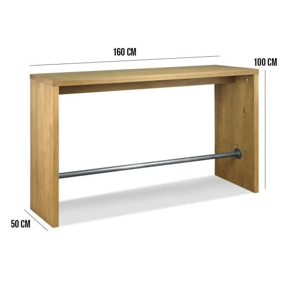 Bancada Gourmet Mesa Bar 160x100 Hari Oregon - Gran Belo - 2
