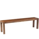 Ver imagem 1 de Banco Decorativo para Varanda Cozinha Dumai 190cm Madeira Maciça Walnut Escovado - Gran Belo