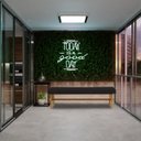 Ver imagem 6 de Banco Decorativo Sala de Estar 140cm Linz Linho Preto - Gran Belo