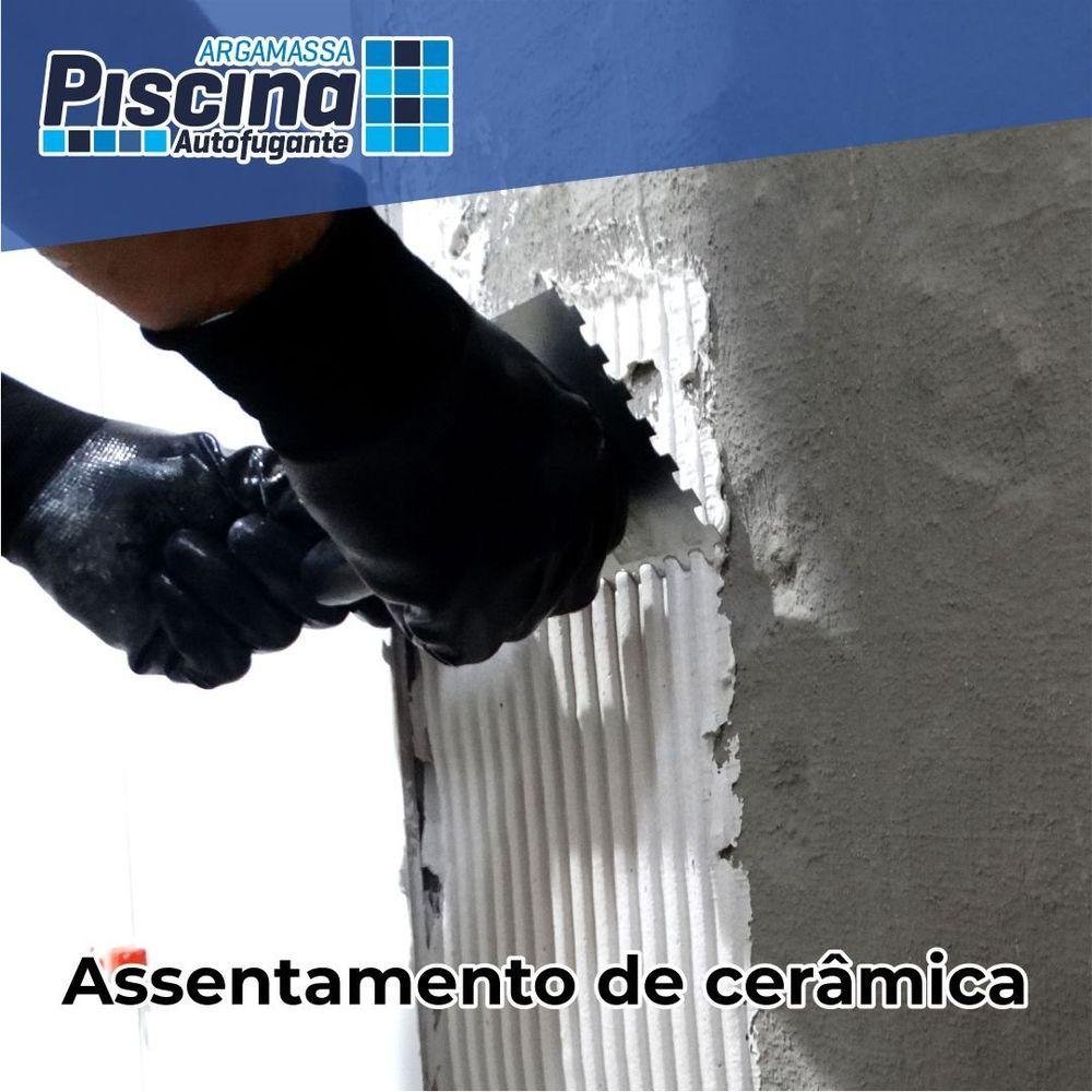 Argamassa Piscina Aut. Impermeável Cor Branco Gelo 18kg - 6