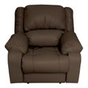 Ver imagem 1 de Poltrona do Papai Reclinável Elétrica com Massagem Magnum Couro (PU) Marrom Fosco - Gran Belo