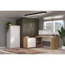 Ver imagem 1 de Conjunto Escritório Home Office: Mesa 6135 + Armário 6094