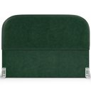 Ver imagem 3 de Cabeceira Cama Box King 195cm Lanna com Puff Recamier Doha W01 Couríssimo Verde - Lyam Decor