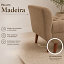 Ver imagem 5 de Recamier 120 cm com Design Moderno e Versátil para Sala de Estar Capuccino