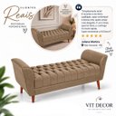 Ver imagem 6 de Recamier 120 cm com Design Moderno e Versátil para Sala de Estar Capuccino