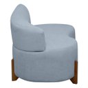 Ver imagem 3 de Sofá Orgânico Namoradeira 2 Lugares Feijão Thor 180cm Bouclê:azul Claro