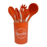 Kit de Utensílios de Cozinha com 9 Peças Wincy Ref.3325:Laranja Neon - 5