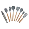 Kit de Utensílios de Cozinha com 9 Peças Wincy Ref.3325:Laranja Neon - 3
