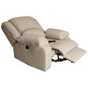 Ver imagem 5 de Poltrona do Papai Reclinável Elétrica com Massagem Magnum Couro (PU) Bege - Gran Belo
